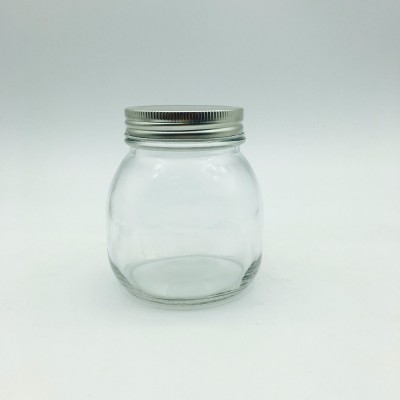 Big belly glass mason jars 16oz 500ml for canned fruit organic kaya jam blueberry jam